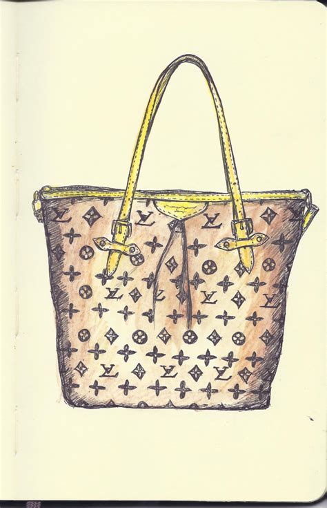 louis vuitton painting easy|louis vuitton sketches.